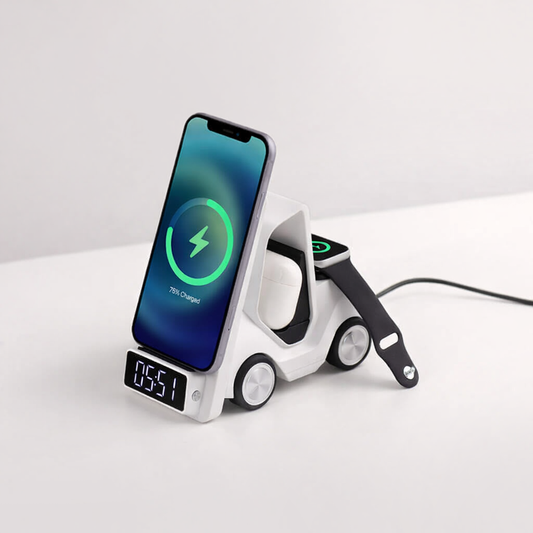 Charge Cruiser- 3 in 1 Wireless Charger with Clock