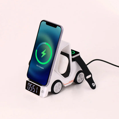 Charge Cruiser- 3 in 1 Wireless Charger with Clock